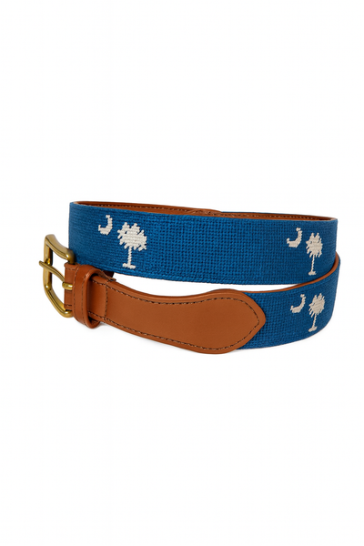 South Carolina Flag Embroidered Belt