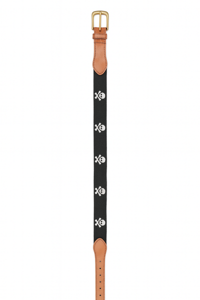 Jolly Roger Embroidered Belt