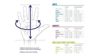 AAA Cabretta Leather Golf Glove – Garnet Palmetto Tree Design