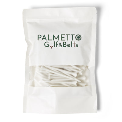 Palmetto Golf Tees – Classic White (100-Pack, 3 ¼")